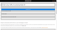 Desktop Screenshot of anonym.to