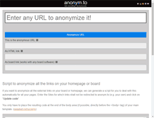 Tablet Screenshot of anonym.to