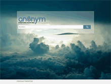 Tablet Screenshot of anonym.de